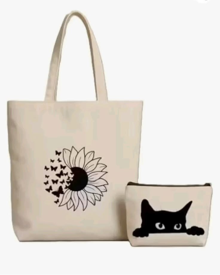 1f442215b16704f2964d6b99f597d652 Tote bag və makiyaj çantası (2-li set) S004 - Şəkil 1