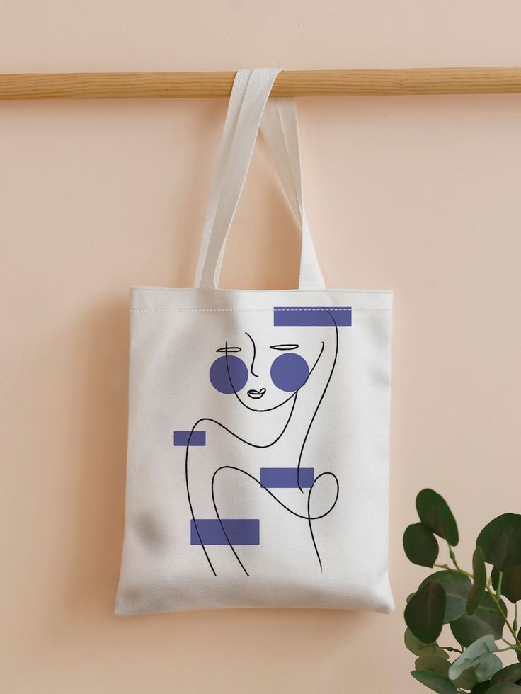 Figure Graphic Shopper Bag Şoper Çanta (Tote Bag) TB118 - Şəkil 1