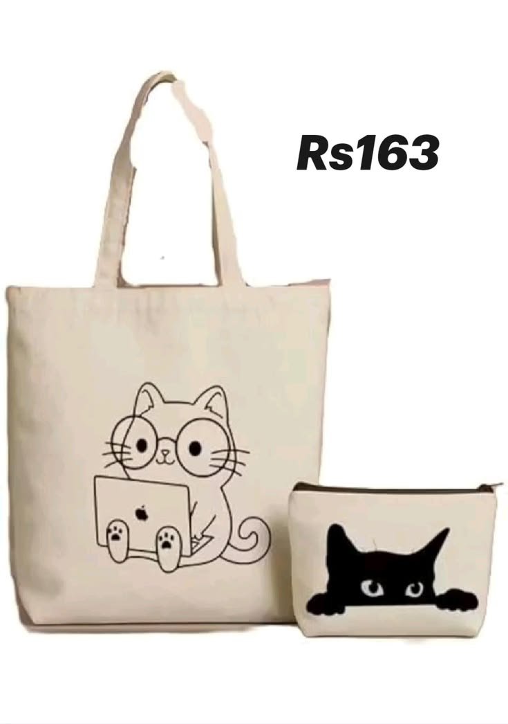 a183f3c35396ea23d4adf7a46cdb79a0 Tote bag və makiyaj çantası (2-li set) S003 - Şəkil 1